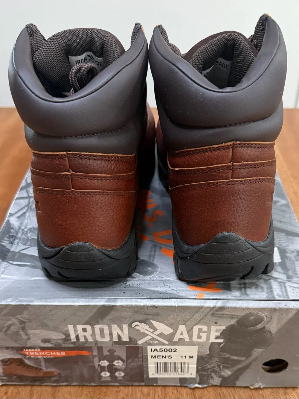 Iron Age - Men’s Trencher 6” Work Boot | Brown & Black | Size 11 M [Brand New]
